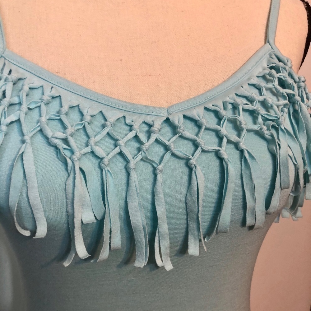 3/$25🎈Nordstrom Rebel Sky boho maxi baby blue dr… - Picture 6 of 10